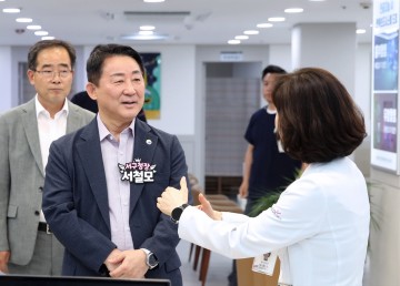 서철모 서구청장, 건협 대전충남지부 방문…주민 건강증진 협력 약속