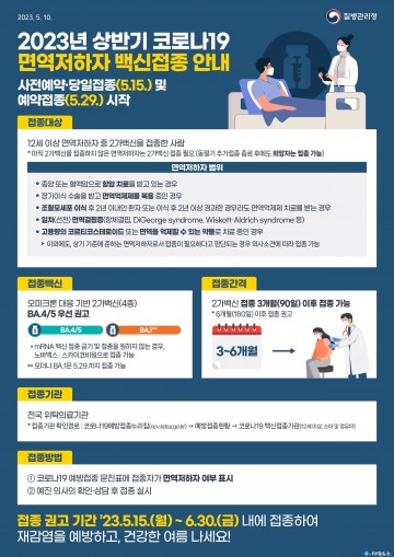 경주시, 상반기 코로나19 면역저하자 추가 접종 한다,