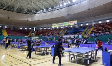 구례군, 제16회 구례산수유배 호남권 탁구대회 개최 