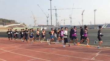 나주시, 전국 육상팀 동계전지훈련 열기 ‘후끈’