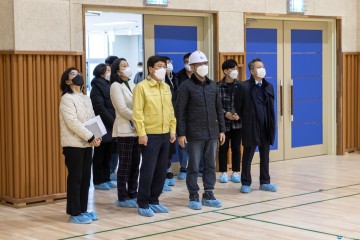최교진 세종시교육감, 2022년 개교학교 현장 점검