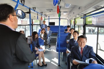 세종시의회, 시영버스 운영상황 현장점검