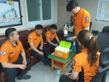 광양소방서 중마119, 골든타임 단축을 위한 펌뷸런스 교육