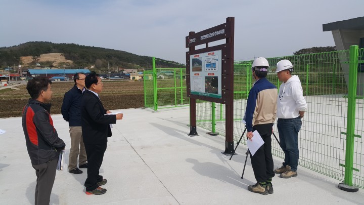 김준성 영광군수 하수도사업 현장 특별점검