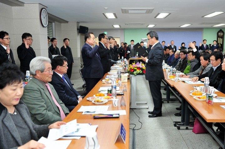 김영만 군위군수 읍면 순회 대화 나서...