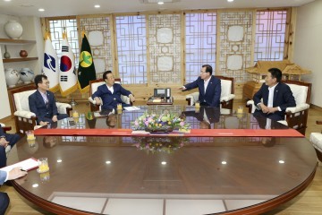 경북시군의회의장협의회 신임 회장단, 경북도지사 예방