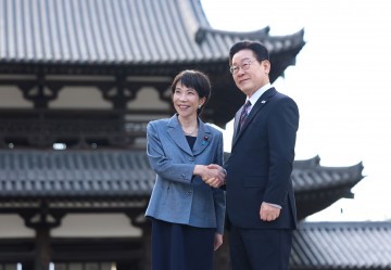 이 대통령, ‘백제의 숨결’ 호류지 방문… 다카이치 총리와 고대사로 잇는 화합
