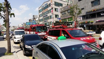 제천소방서,  소방차 길터주기 국민 참여 훈련