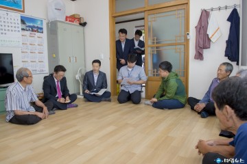 김병수 울릉군수, 읍면 순회 방문으로 업무 시작 