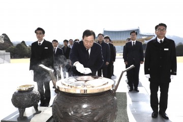 최민호 세종시장, 서해수호 55용사 숭고한 넋 기렸다
