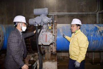 강기정 광주시장, 용연정수장 2차 일제 점검 지시