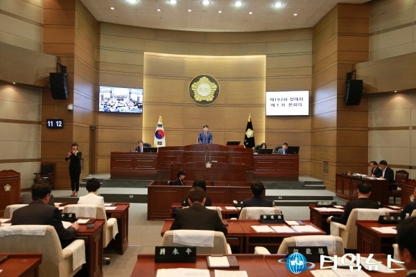 천안시의회 호국보훈의 달, 22일간의 회기, 행정사무감사 