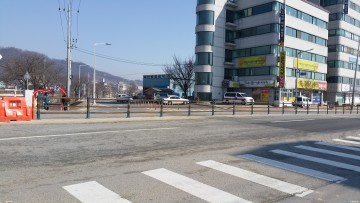 예천경찰서 무단횡단사고 방지 위한 무단횡단팬스 등 교통안전시설 설치