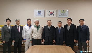 김연상 충북소방본부장, 공․사상 소방공무원 후원기업 방문