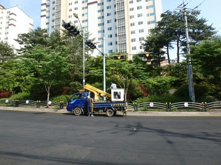 화성동부서, 교통안전시설 가리는 가로수 일제 정비