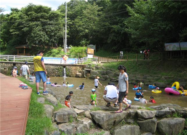 장동산림욕장 물놀이장, 25일 개장 운영