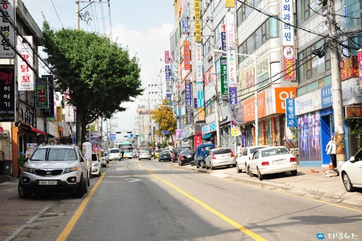 원미구, 원미로 보도정비공사 현장점검