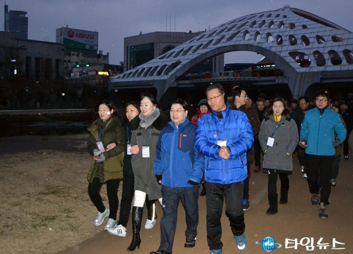 권선택 대전시장, 시민과 대화하며 아침동행