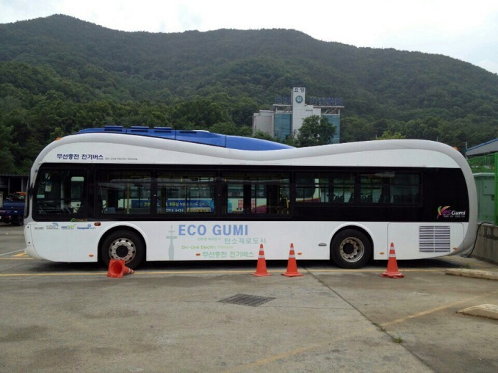 행복도시, 무선충전 전기버스(올레브) 6월부터 운행