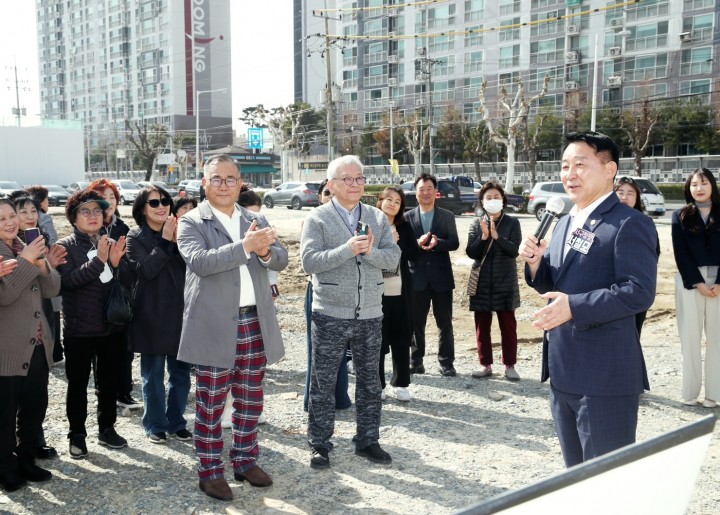 서철모 서구청장, 가장동 방문…주민과 소통하며 현안 점검