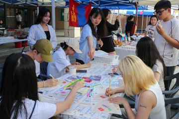 목원대, 외국인 유학생과 함께 세계음식문화축제 진행
