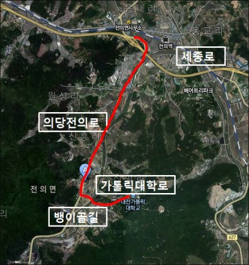 세종시, 프란치스코교황로 명칭 사용 5년 연장!