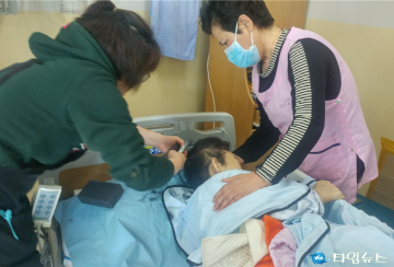 순천의료원 호스피스 완화병동 환자 이미용서비스 환우 및 보호자 감사의 인사