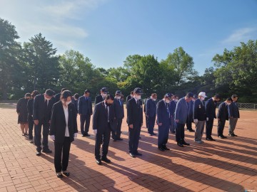 충북남부보훈지청, 6월 충혼탑 참배 실시