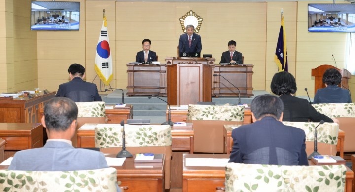 제202회 부여군의회 임시회 폐회