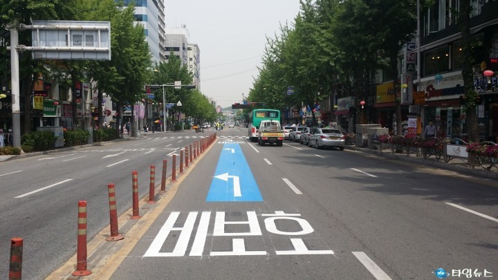 비보호 좌회전 노면표시로 운전자에게 큰 호응 받아
