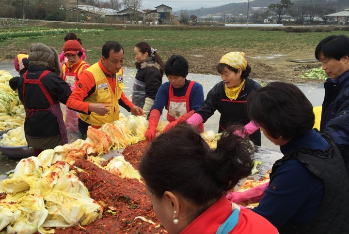 세종시 장군면 적십자봉사회, 김장 나눔 봉사