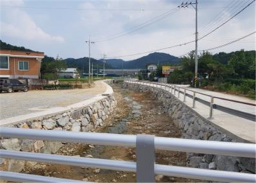 세종시, 장밭뜰소하천 정비공사 완료