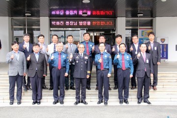 박화진 경북지방경찰청장 예천경찰서 현장 방문