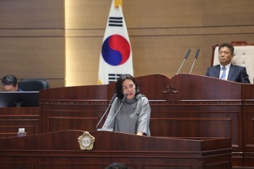천안시의회 김은나 의원, 시정질문 천안 인도개선 확충 등 요구