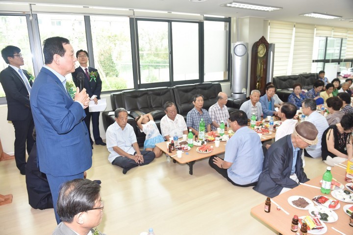 이교범 하남시장 노인복지 향상 위해 최선 다할 것