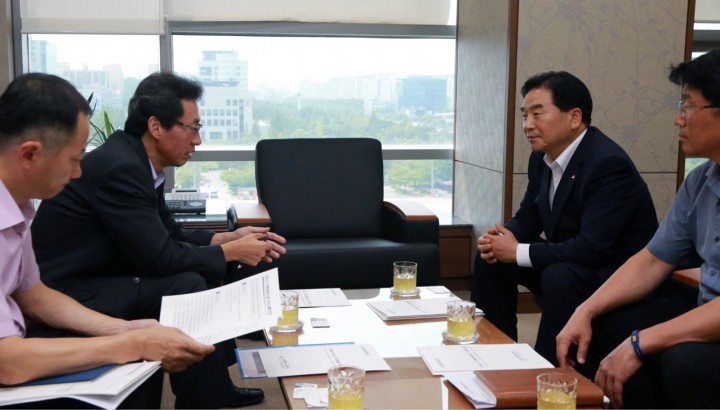 박수범 대덕구청장, 효자지구 주거환경개선사업 LH에 조속 추진 건의