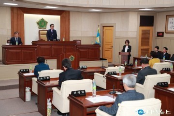 예천군의회, 제209회 임시회 개회