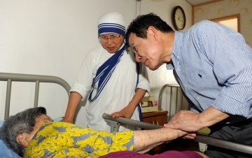 윤장현 시장, 폭염 대비 어르신 쉼터 상황 점검