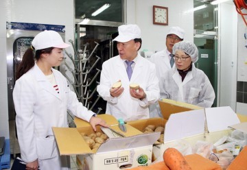 설동호 대전시교육감, 급식 점검
