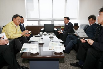 가세로 태안군수, ‘국도38호선 연장 지정’ 조속 완료 협의