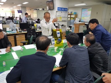 충주시청 상수도과 공무원 및 시의회, 군산시청 방문