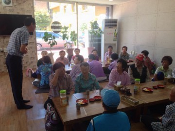 군산시 신풍동, 노인일자리사업 참여자 간담회