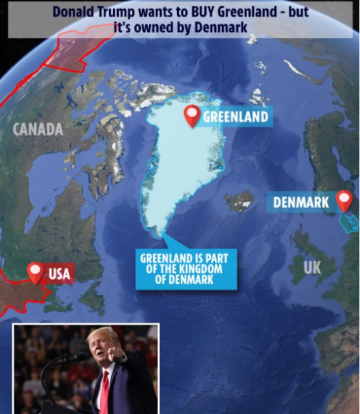 트럼프 관심 그린란드.. 당선자 장남..7일 그린란드 방문