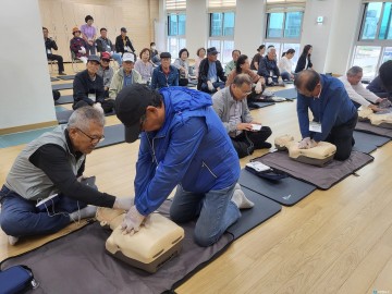 충주문화원, 노인일자리 참여자 대상 응급처치 교육 실시