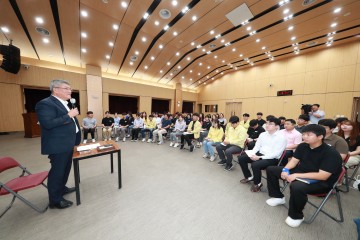 김학동 예천군수, 새내기 공직자들과 소통 시간 가져
