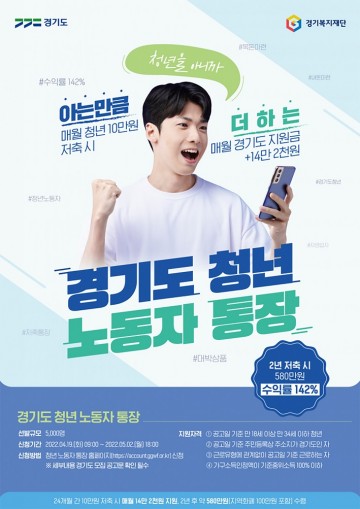 2022년 청년 노동자 통장 신규 참여자 모집 