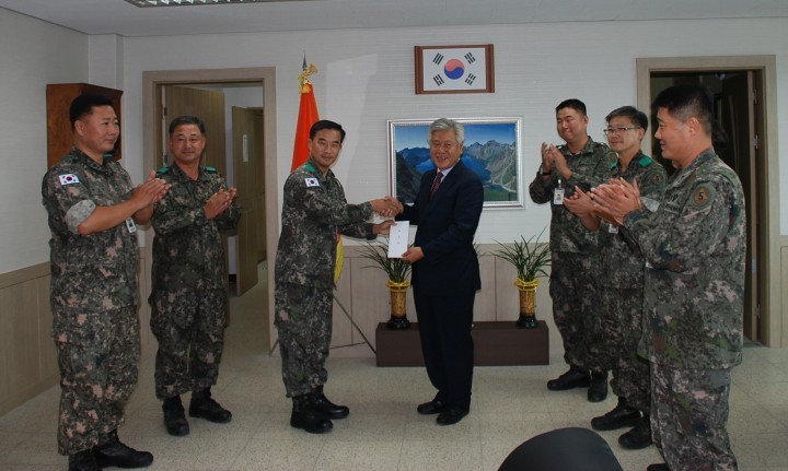 대전지방보훈청, 중추절 계기 국군장병 등 위문