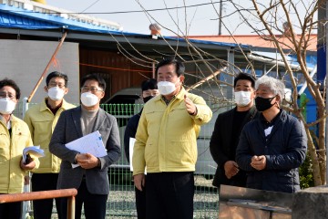 이동진 진도군수, 개발사업 중심 현장 점검