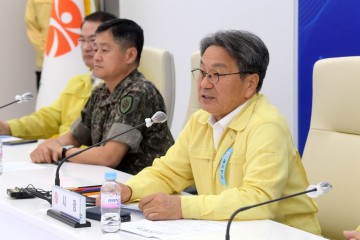 강기정 광주시장, 2025 을지연습 최초보고회 참석