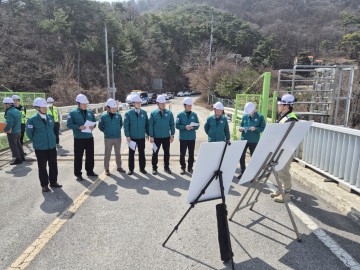 충북도의회 건설환경소방위, 옛 청풍교 현장 점검